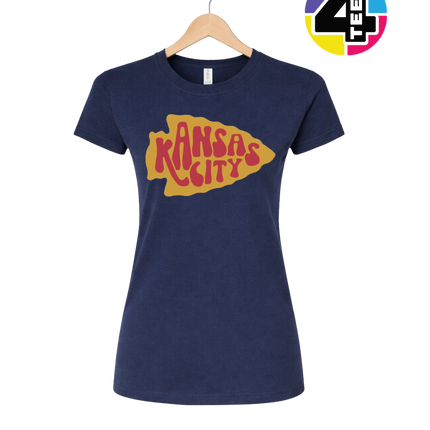 Kansas City Groovy Arrowhead Women's Tee