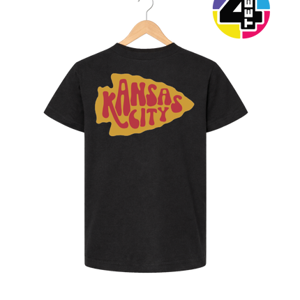 Kansas City Groovy Arrowhead Youth Tee