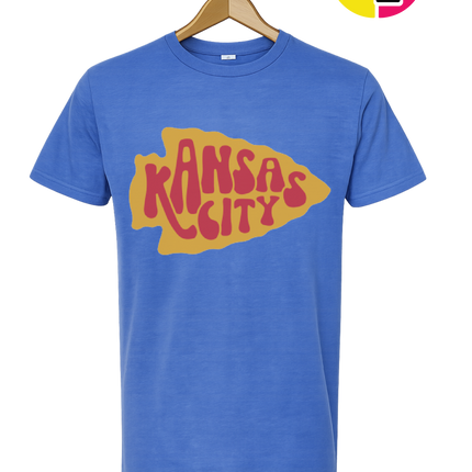 Kansas City Groovy Arrowhead Tee