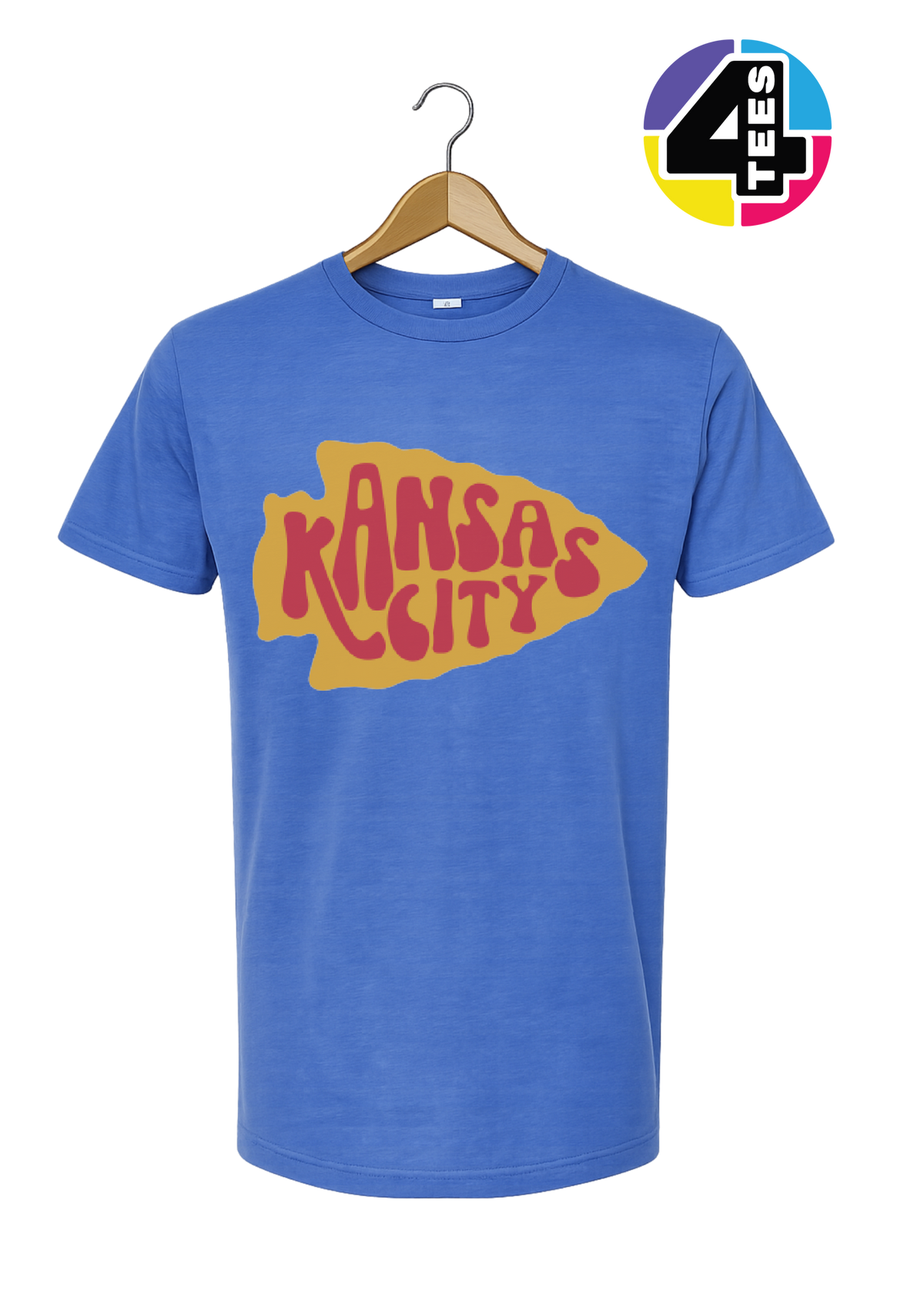 Kansas City Groovy Arrowhead Tee