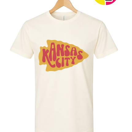 Kansas City Groovy Arrowhead Tee