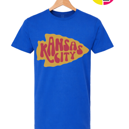 Kansas City Groovy Arrowhead Tee