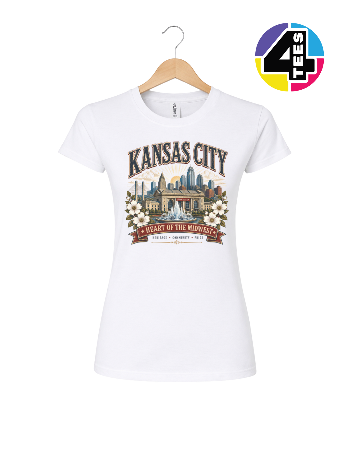 Kansas City Heartland Heritage Women's Tee