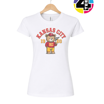 Kansas City Teddy Touchdown 1960 Women's Tee