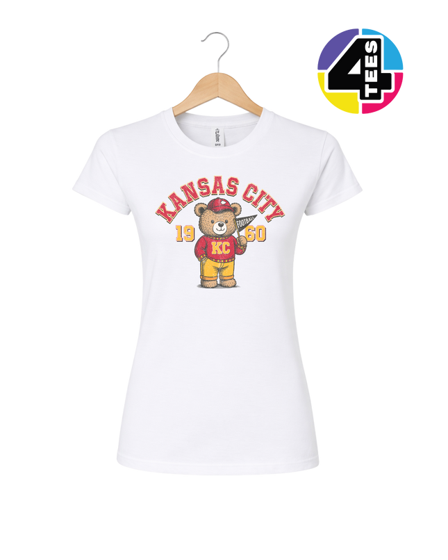 Kansas City Teddy Touchdown 1960 Women's Tee