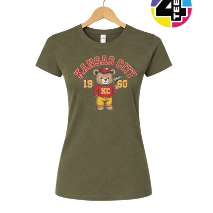 Kansas City Teddy Touchdown 1960 Women's Tee