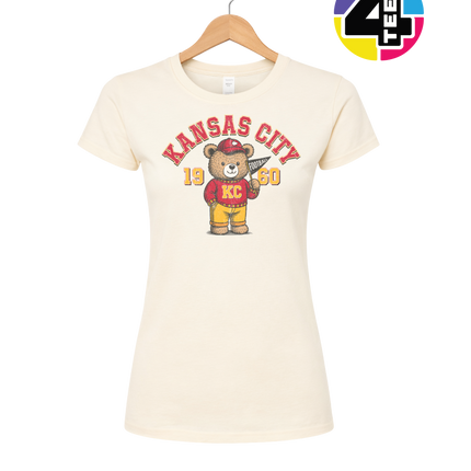 Kansas City Teddy Touchdown 1960 Women's Tee
