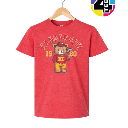Kansas City Teddy Touchdown 1960 Youth Tee
