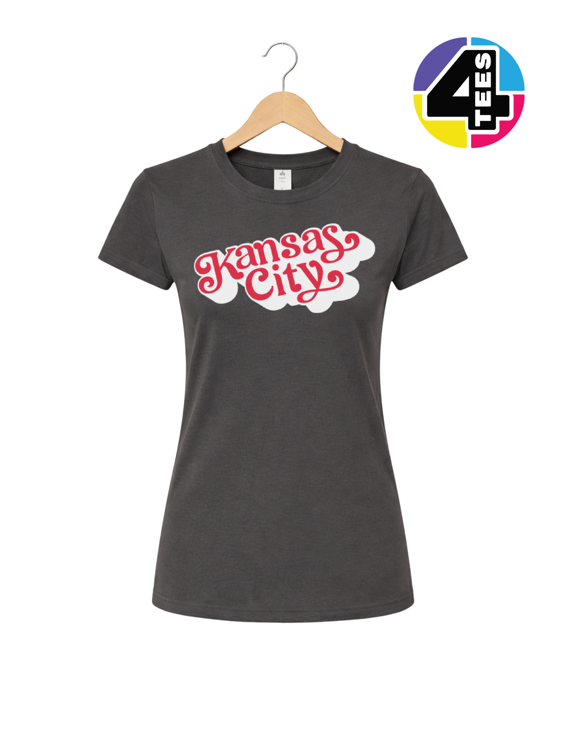 Kansas City Scarlet Swirl Women's Tee