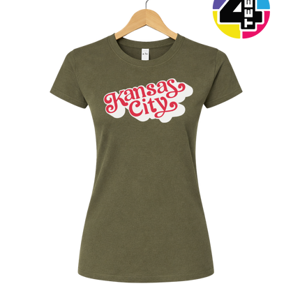 Kansas City Scarlet Swirl Women's Tee