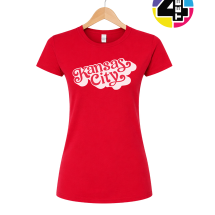 Kansas City Scarlet Swirl Women's Tee