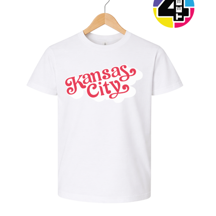 Kansas City Scarlet Swirl Youth Tee