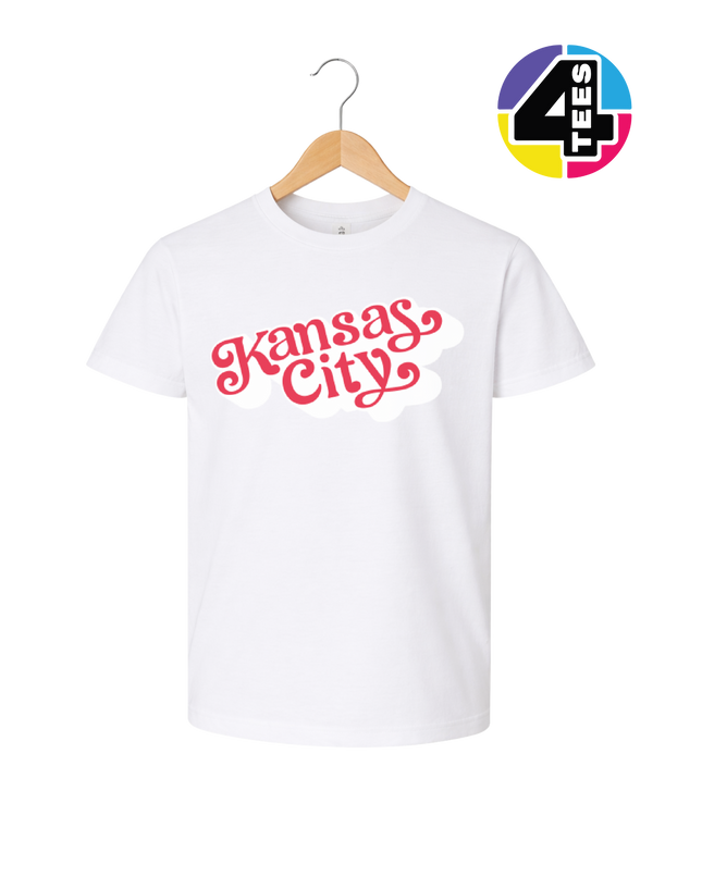 Kansas City Scarlet Swirl Youth Tee