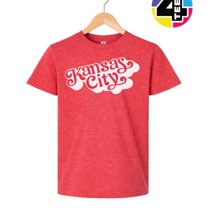 Kansas City Scarlet Swirl Youth Tee