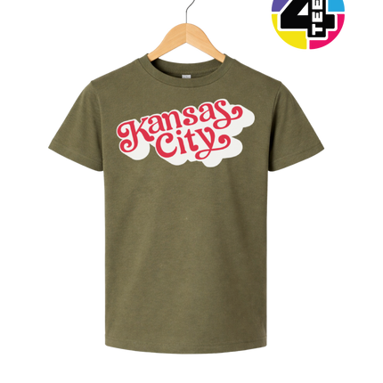 Kansas City Scarlet Swirl Youth Tee
