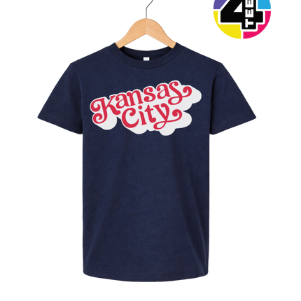 Kansas City Scarlet Swirl Youth Tee