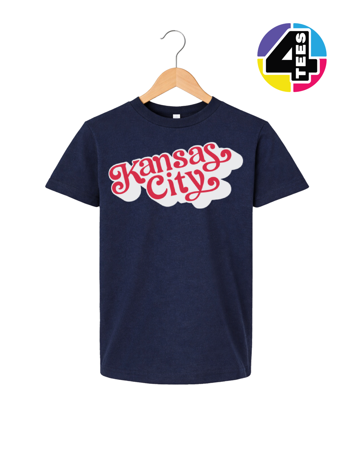 Kansas City Scarlet Swirl Youth Tee