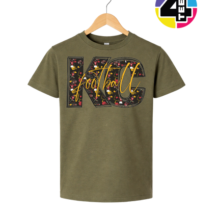 KC Golden Gridiron Rush Youth Tee