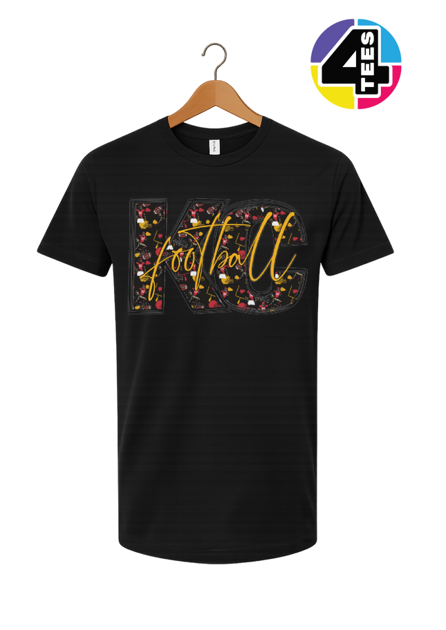 KC Golden Gridiron Rush Tee