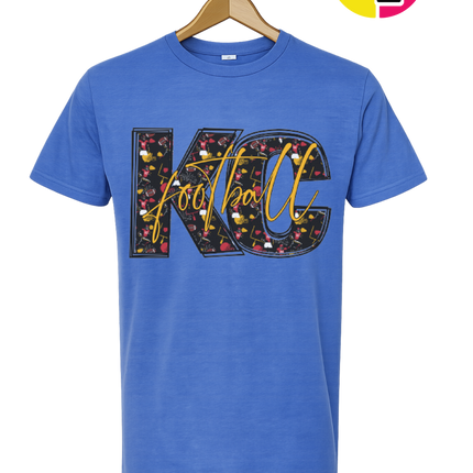 KC Golden Gridiron Rush Tee