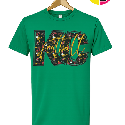 KC Golden Gridiron Rush Tee