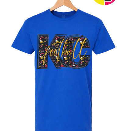 KC Golden Gridiron Rush Tee