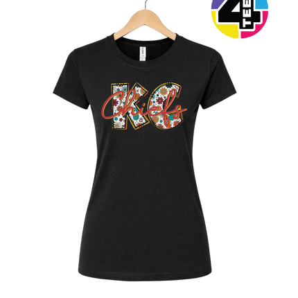Blooming KC Chiefs Women's Tee