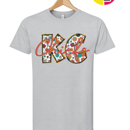 Blooming KC Chiefs Tee