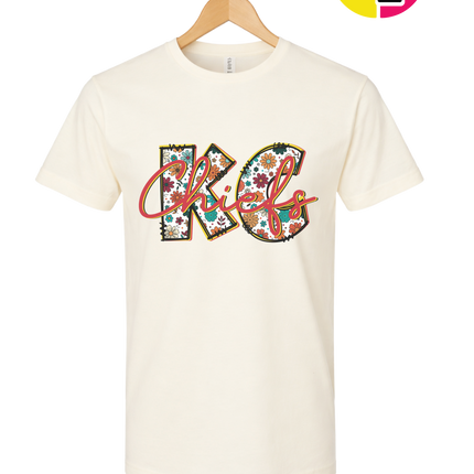 Blooming KC Chiefs Tee