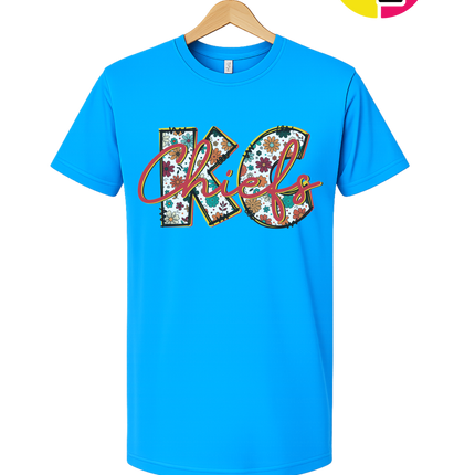 Blooming KC Chiefs Tee