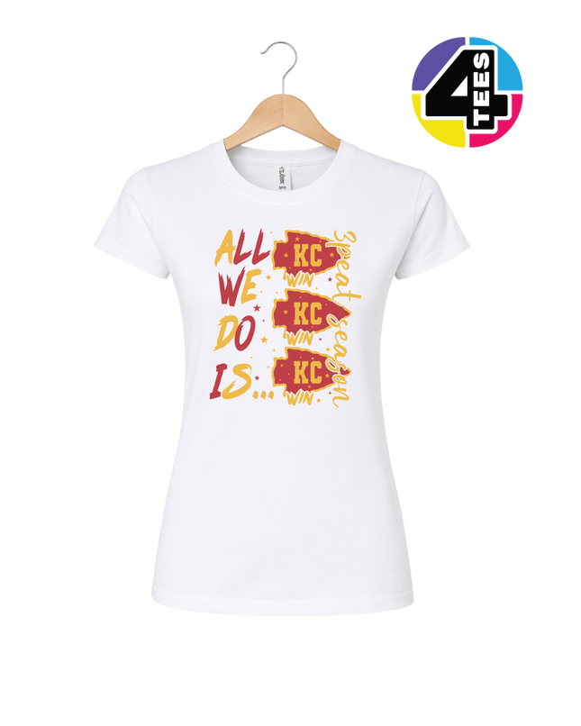 KC Victory Vibes – All We Do Is Win Women's Tee