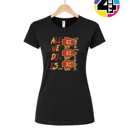 KC Victory Vibes – All We Do Is Win Women's Tee