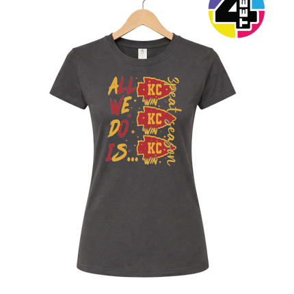 KC Victory Vibes – All We Do Is Win Women's Tee