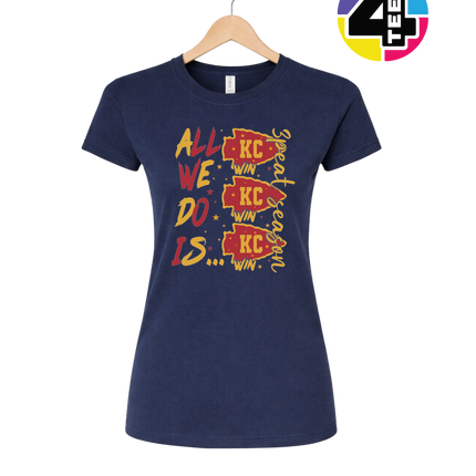 KC Victory Vibes – All We Do Is Win Women's Tee
