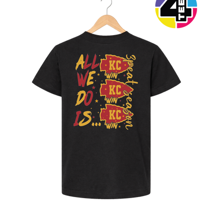 KC Victory Vibes – All We Do Is Win Youth Tee