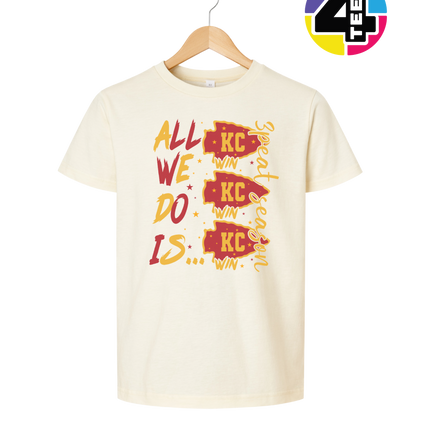KC Victory Vibes – All We Do Is Win Youth Tee