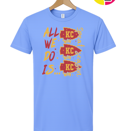 KC Victory Vibes – All We Do Is Win Tee