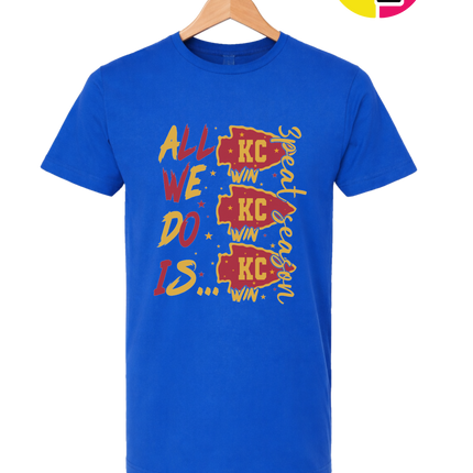 KC Victory Vibes – All We Do Is Win Tee