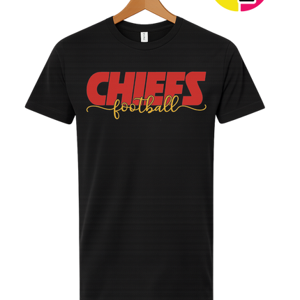 Chiefs Golden Football Rush Tee