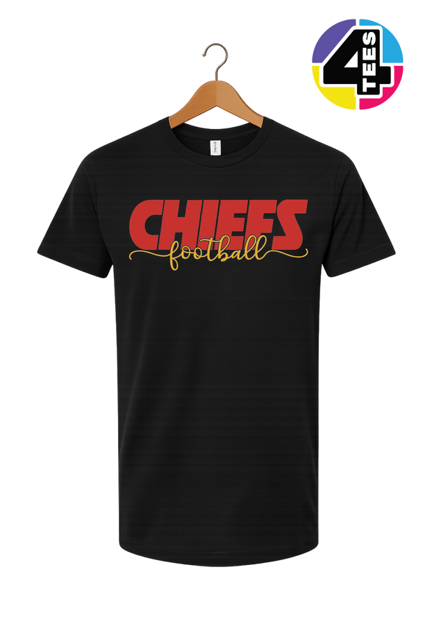 Chiefs Golden Football Rush Tee