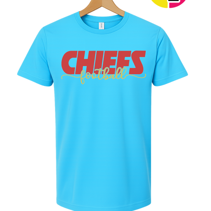 Chiefs Golden Football Rush Tee