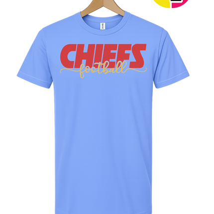 Chiefs Golden Football Rush Tee