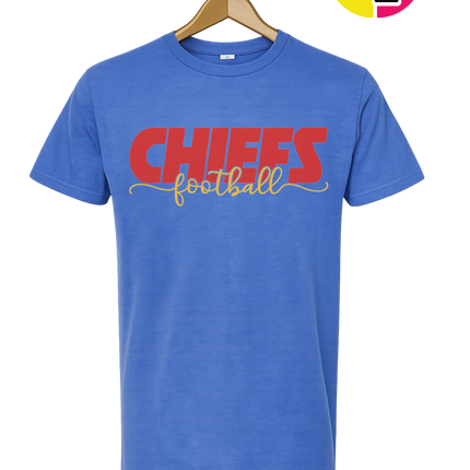 Chiefs Golden Football Rush Tee