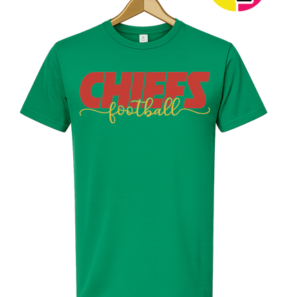 Chiefs Golden Football Rush Tee