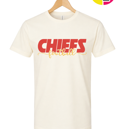 Chiefs Golden Football Rush Tee
