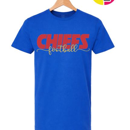 Chiefs Golden Football Rush Tee