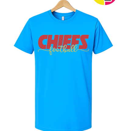 Chiefs Golden Football Rush Tee