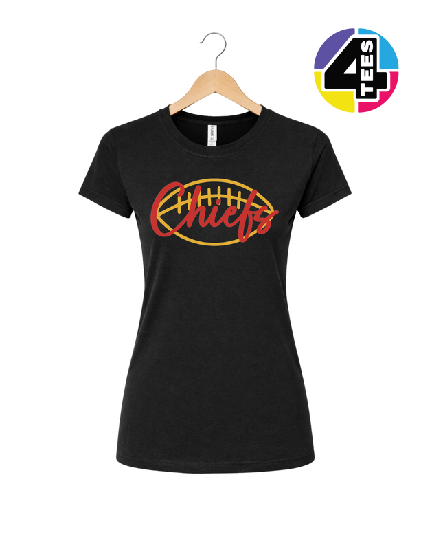 Chiefs Golden Gridiron Signature Women's Tee