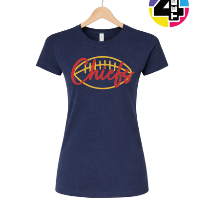 Chiefs Golden Gridiron Signature Women's Tee