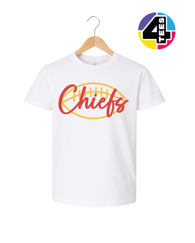 Chiefs Golden Gridiron Signature Youth Tee